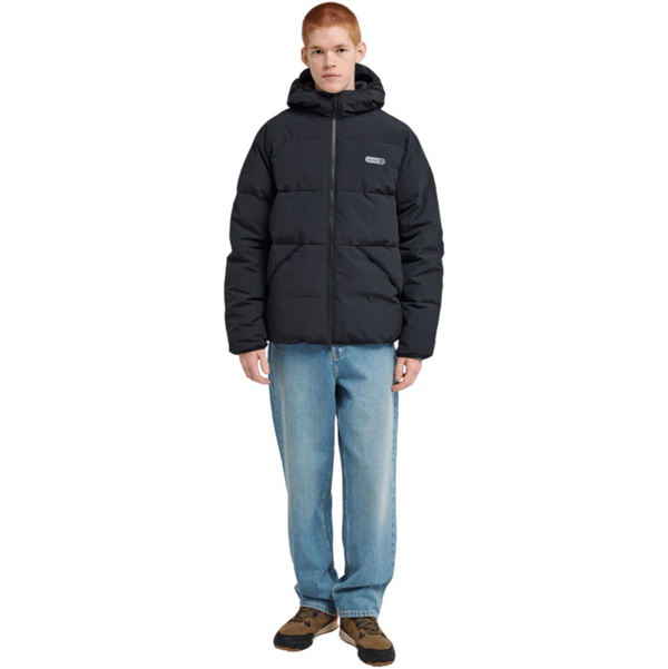 2026 Element Mens Hooded Puffer Jacket ELYJK00341 - Flint Black